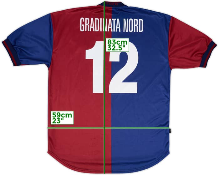 2004-05 Genoa Home Shirt Gradinata Nord #12 - 8/10 - (XL)