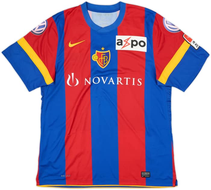 2010-12 FC Basel Match Issue Home Shirt Streller #9