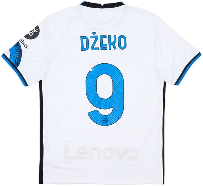 2021-22 Inter Milan Away Shirt Dzeko #9 - 4/10 - (M)