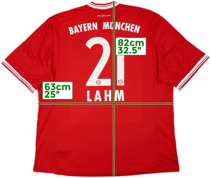 2013-14 Bayern Munich Home Shirt Lahm #21 - 6/10 - (XXL)