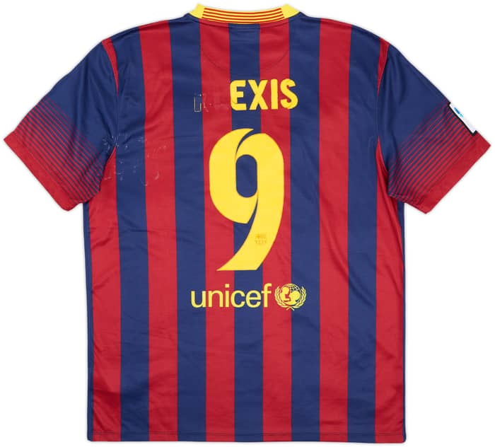 2013-14 Barcelona Home Shirt Alexis #9 - 4/10 - (L)