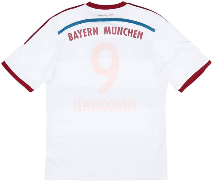 2014-15 Bayern Munich Away Shirt Lewandowski #9 - 4/10 - (XL)
