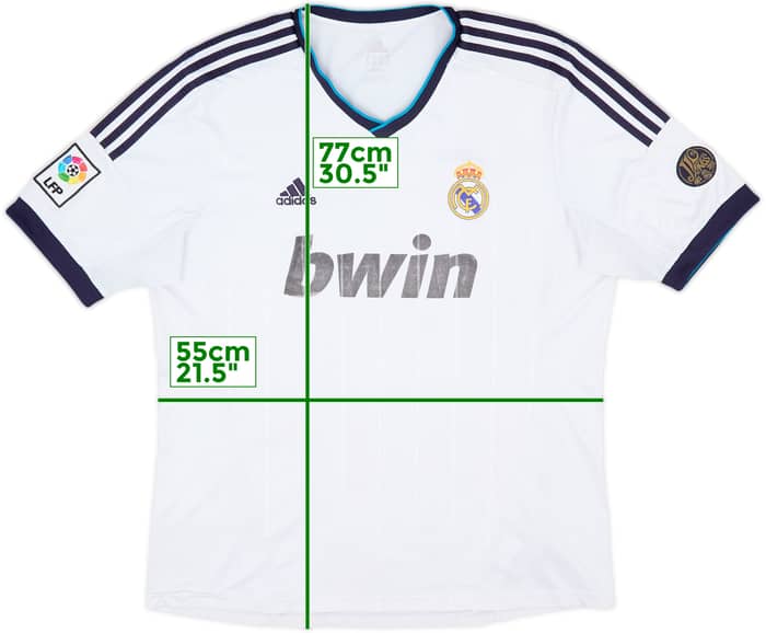 2012-13 Real Madrid Home Shirt - 4/10 - (XL)
