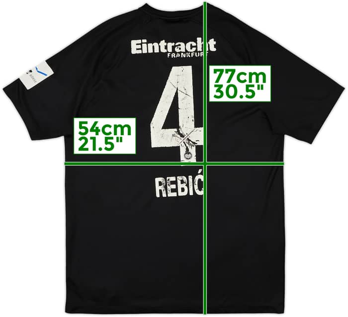 2018-19 Eintracht Frankfurt Basic Home Shirt Rebic #4 - 4/10 - (L)