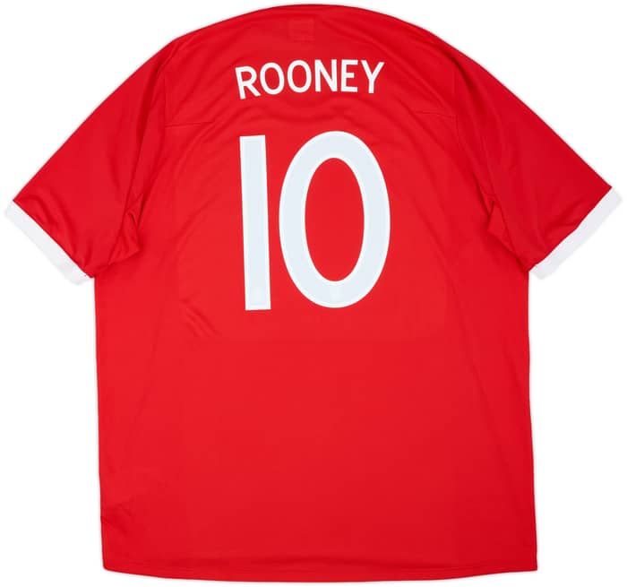 2010-11 England 'South Africa' Away Shirt Rooney #10 - 10/10 - (3XL)
