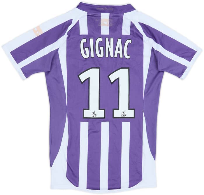 2008-09 Toulouse Home Shirt Gignac #11 - 5/10 - (M)