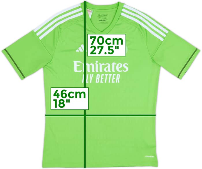 2023-24 Real Madrid GK S/S Shirt - 9/10 - (XL.Boys)