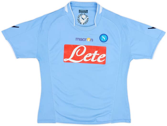 2009-10 Napoli Home Shirt - 6/10 - (11-12 Years)