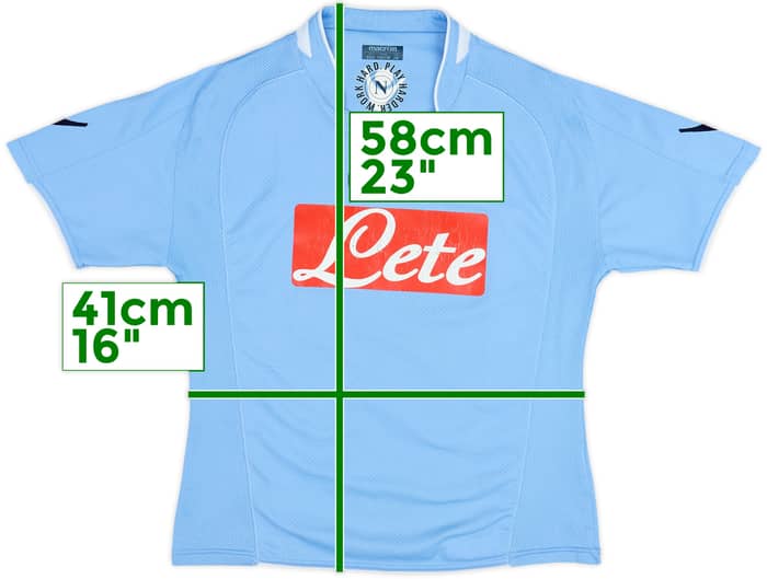 2009-10 Napoli Home Shirt - 6/10 - (11-12 Years)