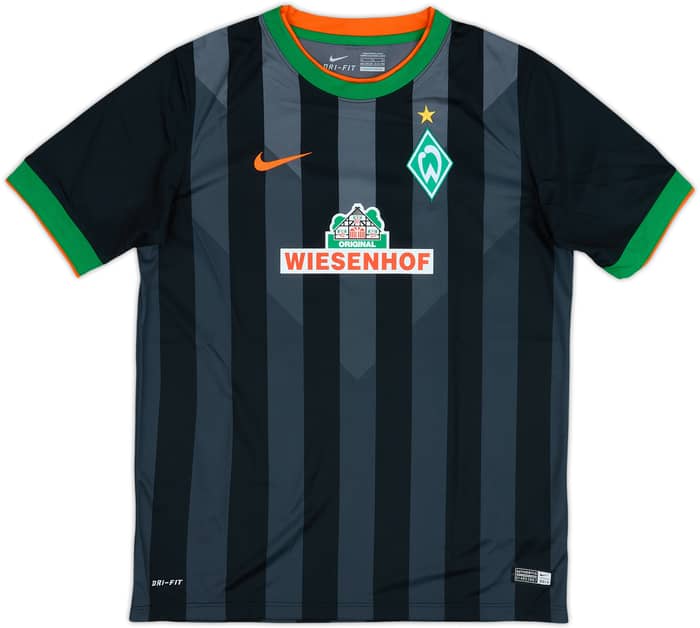 2014-15 Werder Bremen 'Squad Signed' Away Shirt - 9/10 - (15-16 Years)