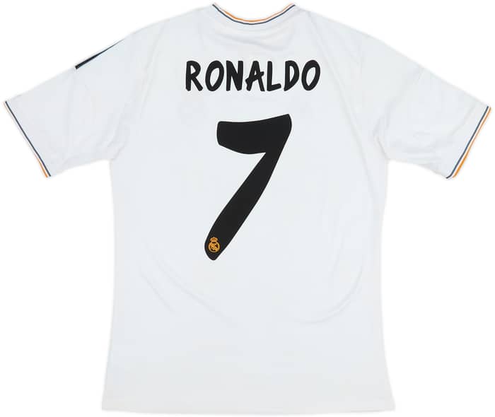 2013-14 Real Madrid Home Shirt Ronaldo #7 - 6/10 - (XL.Boys)