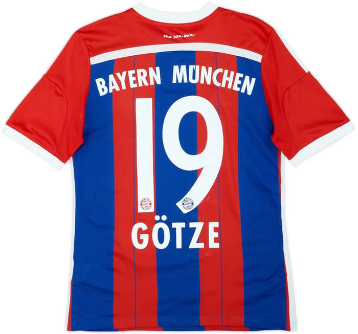 2014-15 Bayern Munich Home Shirt Gotze #19 - 5/10 - (L.Boys)