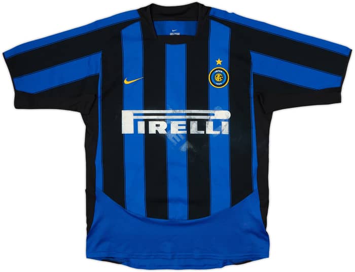 2003-04 Inter Milan Home Shirt Zanetti #4 - 4/10 - (M)