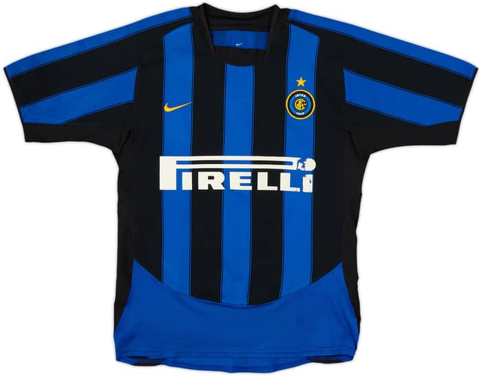 2003-04 Inter Milan Home Shirt Zanetti #4 - 5/10 - (S)
