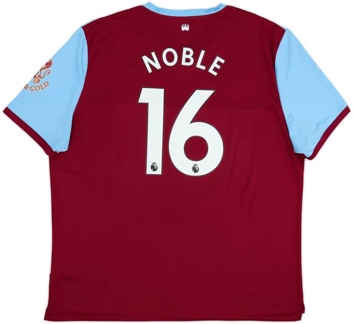 Camiseta de local del West Ham 2019-20 Noble #16 - 8/10 - (4XL)