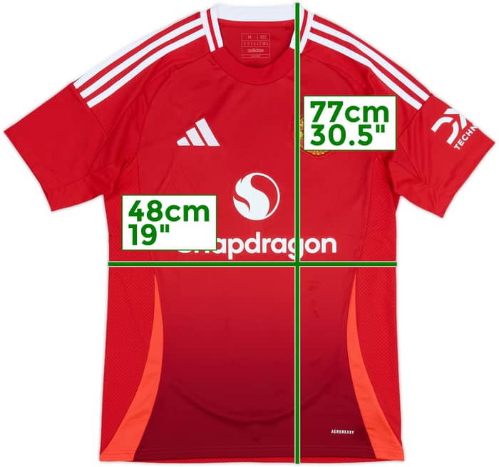 2024-25 Manchester United Home Shirt - 5/10 - (M)