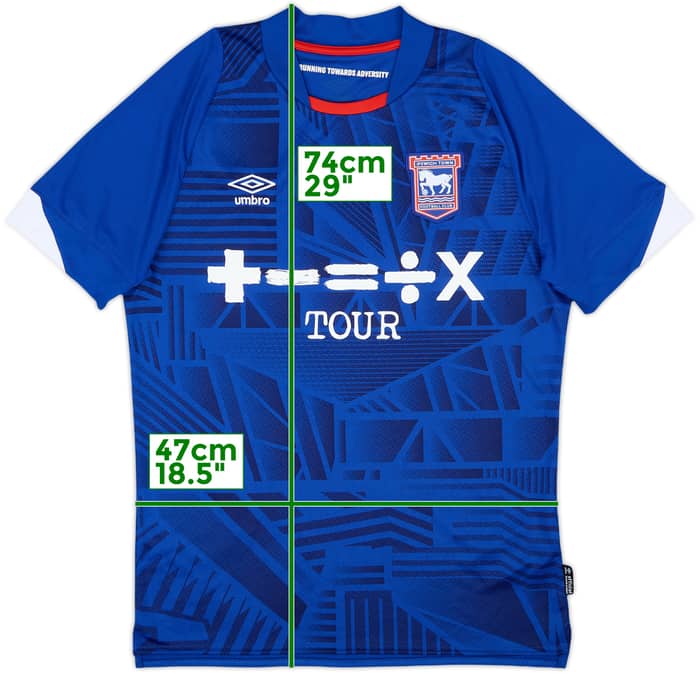 2022-23 Ipswich Home Shirt - 10/10 - (M)