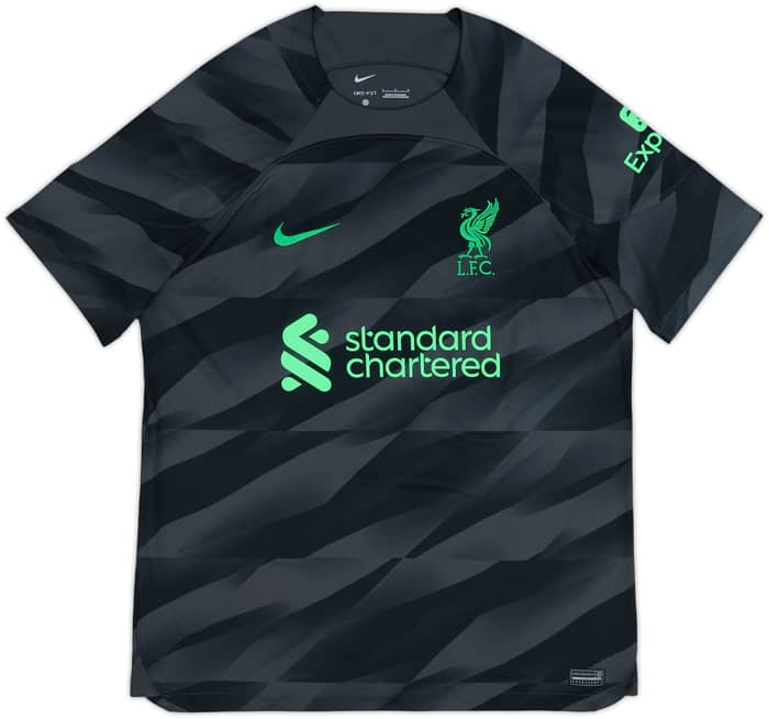 2023-24 Liverpool GK S/S Shirt A.Becker #1 - 10/10 - (L)