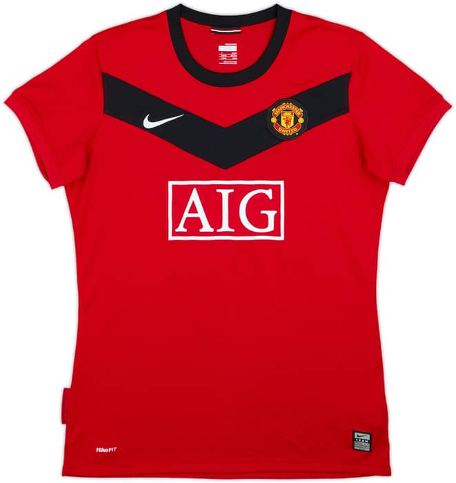 2009-10 Manchester United Home Shirt Owen #7 - 8/10 - (Women's L)