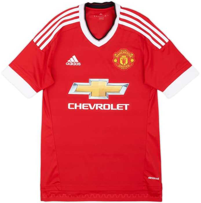 2015-16 Manchester United Home Shirt Rooney #10 - 7/10 - (XS)