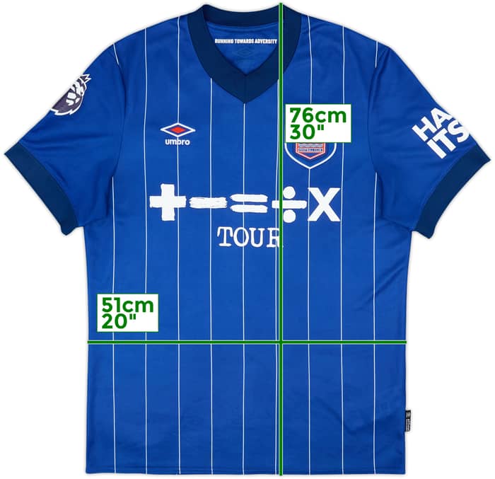 2024-25 Ipswich Home Shirt - 8/10 - (L)