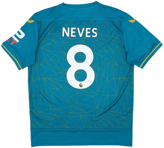 2022-23 Wolves Away Shirt Neves #8 - 7/10 - (L)