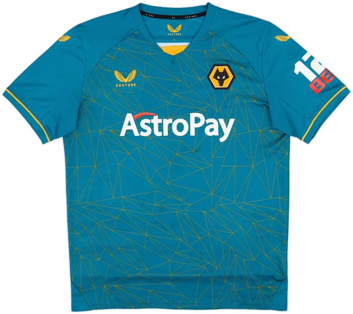 2022-23 Wolves Away Shirt Neves #8 - 7/10 - (L)