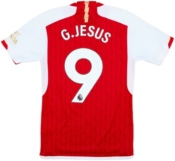 2023-24 Arsenal Home Shirt G.Jesus #9 - 7/10 - (XS)