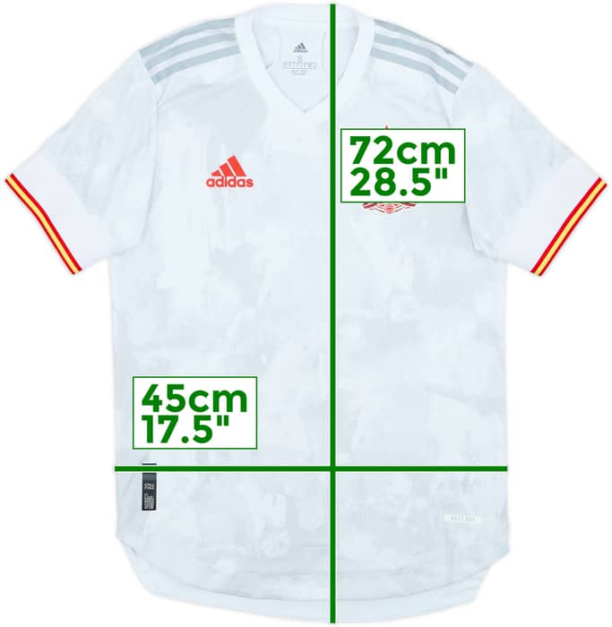 2020-21 Spain Authentic Away Shirt - 6/10 - (S)