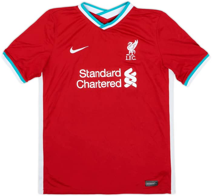 2020-21 Liverpool Home Shirt M.Salah #11 - 6/10 - (XL.Boys)
