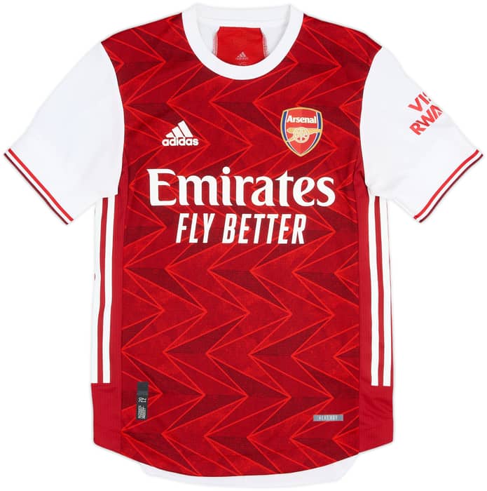 2020-21 Arsenal Authentic Home Shirt Saka #7 - 8/10 - (XS)