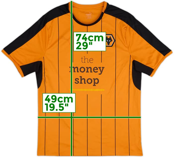 2016-17 Wolves Home Shirt - 4/10 - (L)