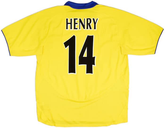 2003-05 Arsenal Away Shirt Henry #14 - 7/10 - (XL)
