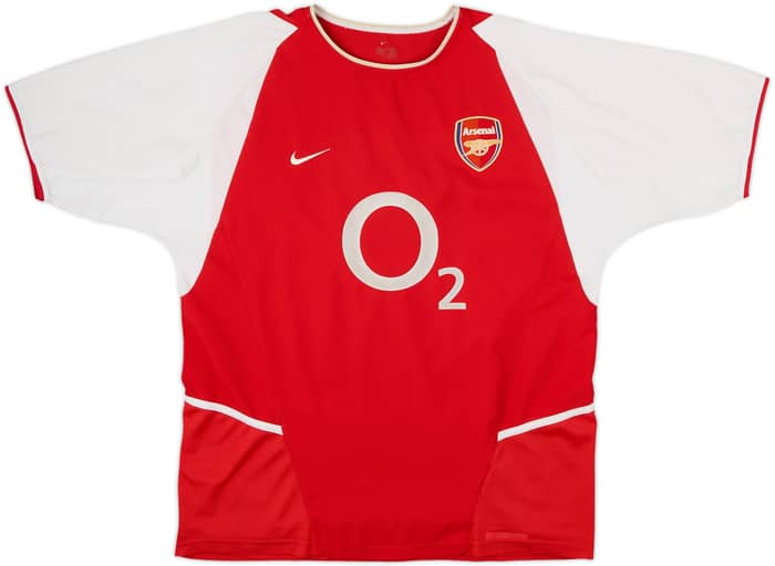 2002-04 Arsenal Home Shirt Bergkamp #10 - 6/10 - (XL)