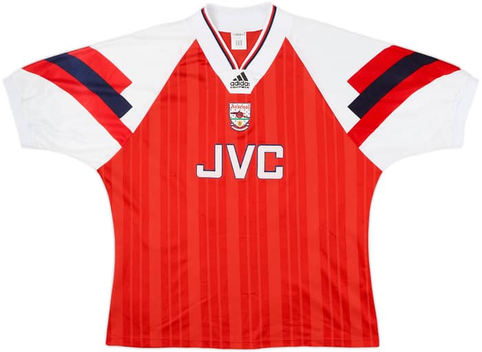1992-94 Arsenal Home Shirt Adams #6 - 7/10 - (L/XL)