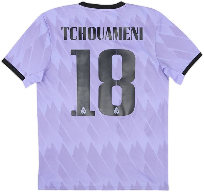 2022-23 Real Madrid Away Shirt Tchouameni #18 - 8/10 - (M)