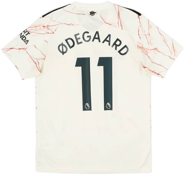Camiseta de visitante del Arsenal 2020-21 Odegaard #11 - 8/10 - (M)