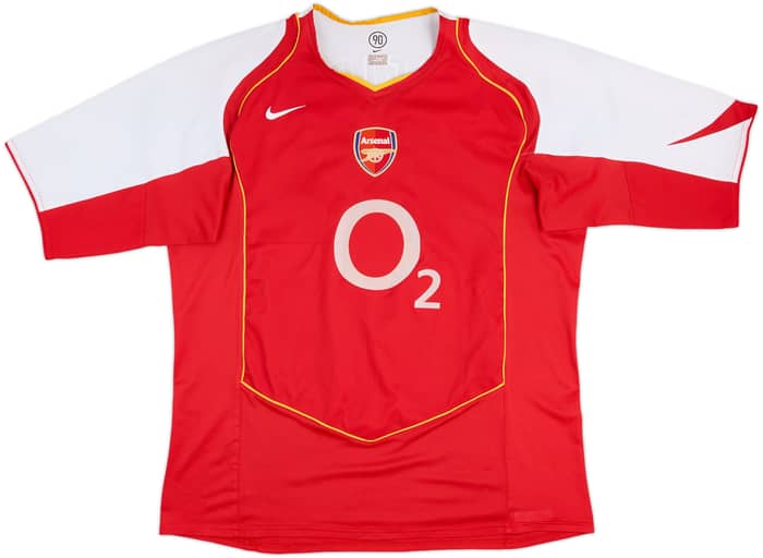 Camiseta de local del Arsenal 2004-05 Vieira #4 - 7/10 - (XXL)
