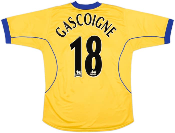 2000-01 Everton Camiseta de visitante Gascoigne #18 - 6/10 - (M)