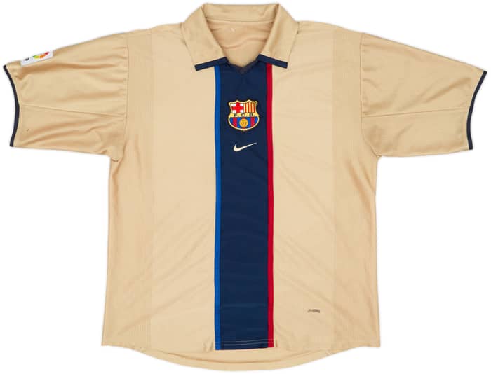 2001-03 Barcelona Away Shirt Rivaldo #10 - 8/10 - (L)