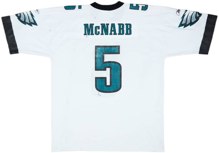 2001 Philadelphia Eagles McNabb #5 Reebok Away Jersey - 5/10 - (XL)