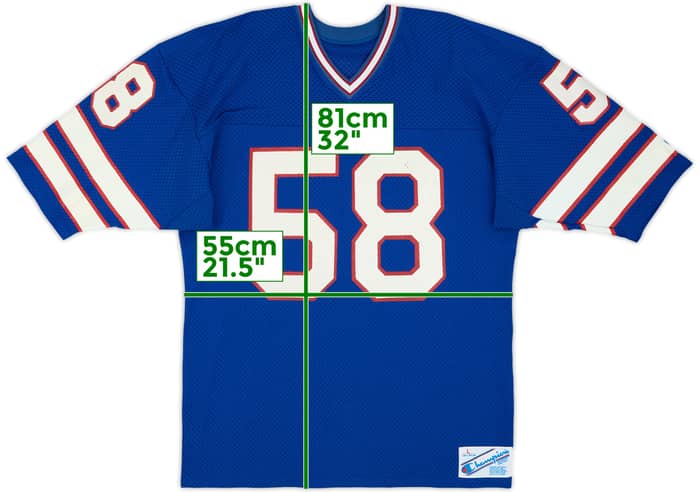 1980 Buffalo Bills Robertson #58 Champion Home Jersey - 9/10 - (L)