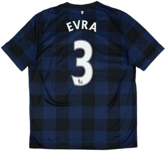 2013-14 Manchester United Camiseta Visitante Evra #3 - 6/10 - (L)