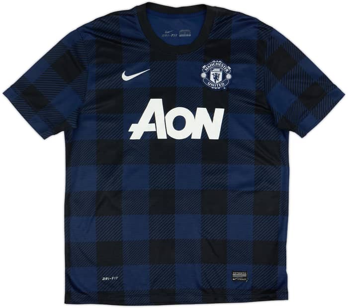2013-14 Manchester United Camiseta Visitante Evra #3 - 6/10 - (L)