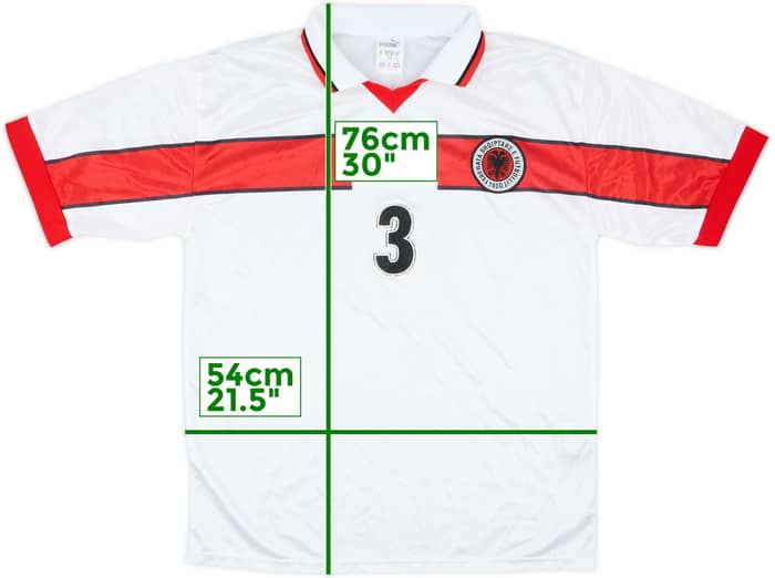 1998-00 Albania Match Issue Away Shirt #3