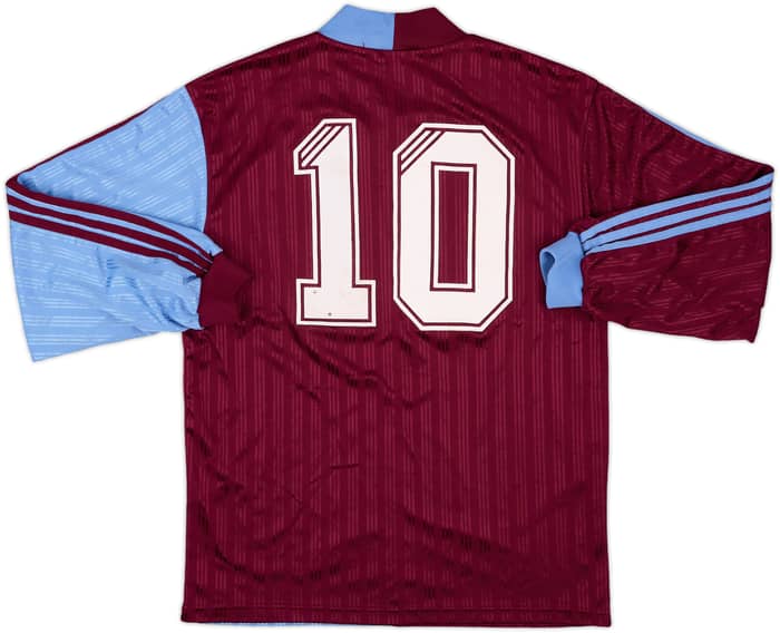 1996-98 Burnley Match Issue Home L/S Shirt #10