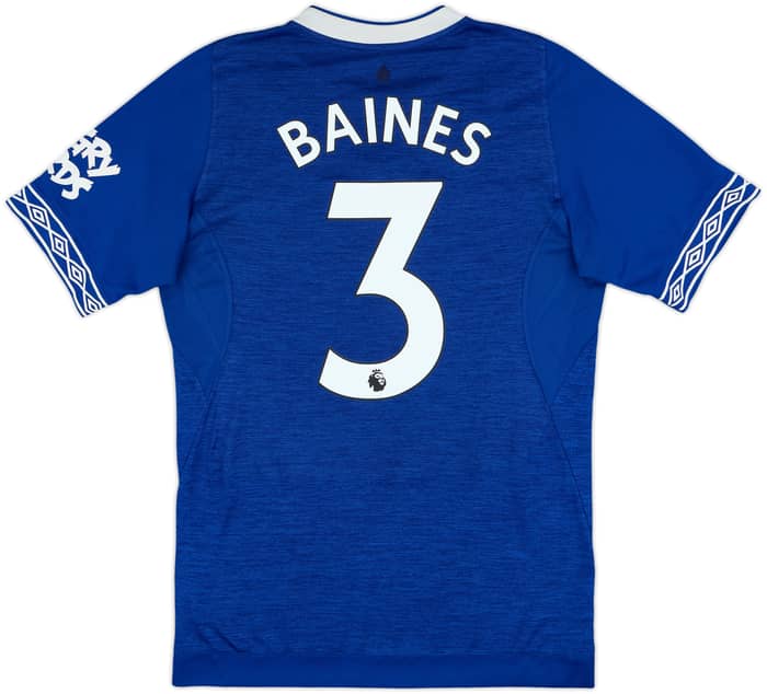 2018-19 Everton Home Shirt Baines #3 - 7/10 - (S)