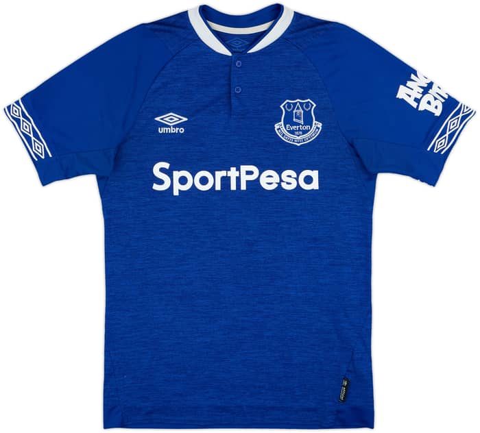 2018-19 Everton Home Shirt Baines #3 - 7/10 - (S)