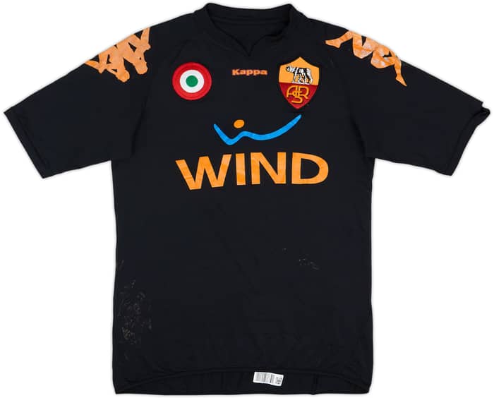 2007-08 Roma Signed Third Shirt Mexes #5 - 5/10 - (L)