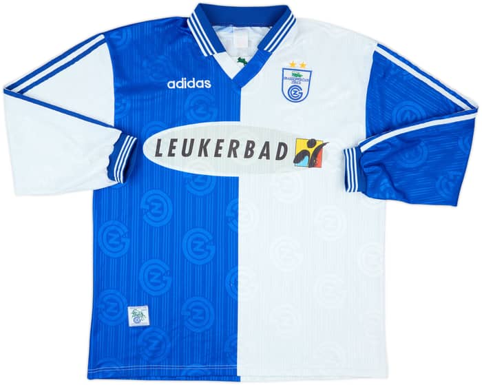 1997-98 Grasshoppers Match Issue Home L/S Shirt Subiat #15